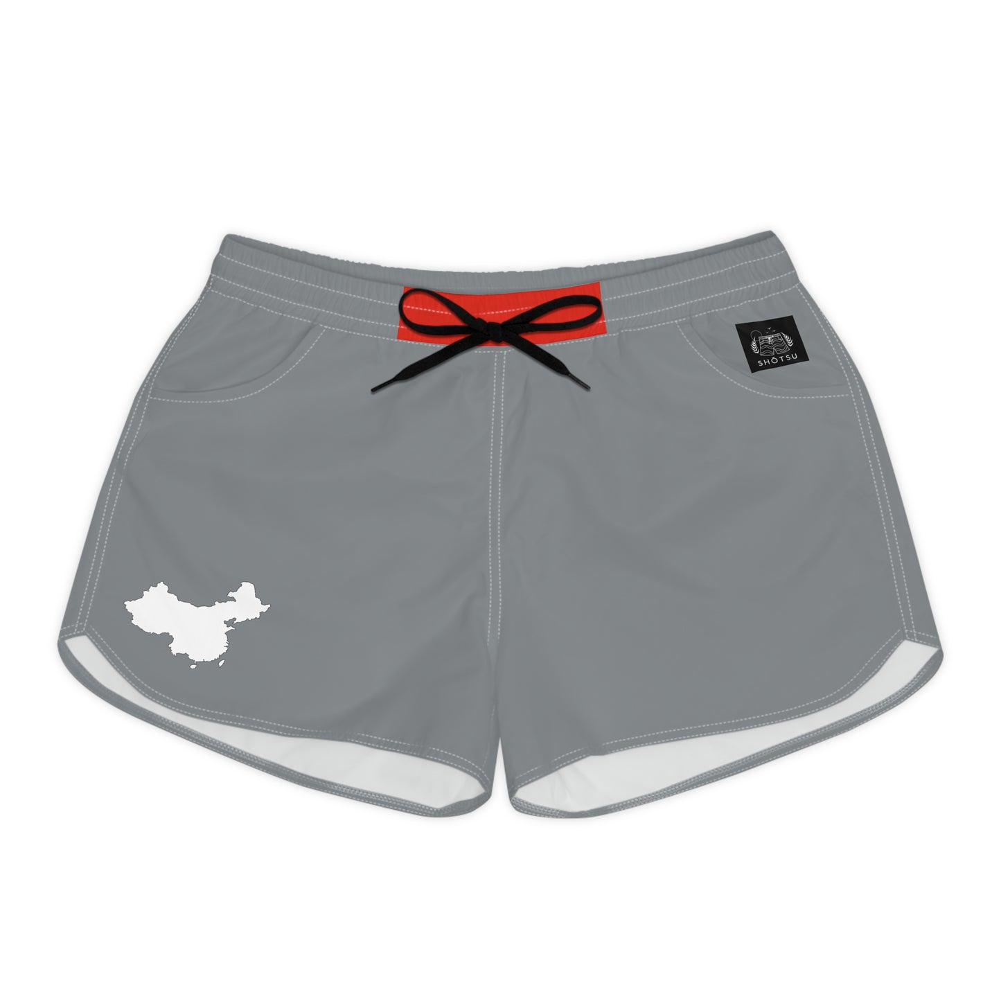 Chinese Pride Women's Casual Shorts White/Gray