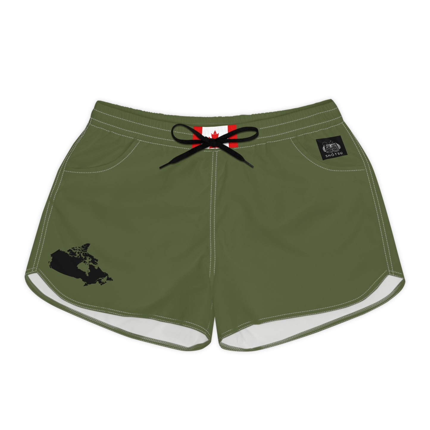 Canadian Pride Women's Casual Shorts Green