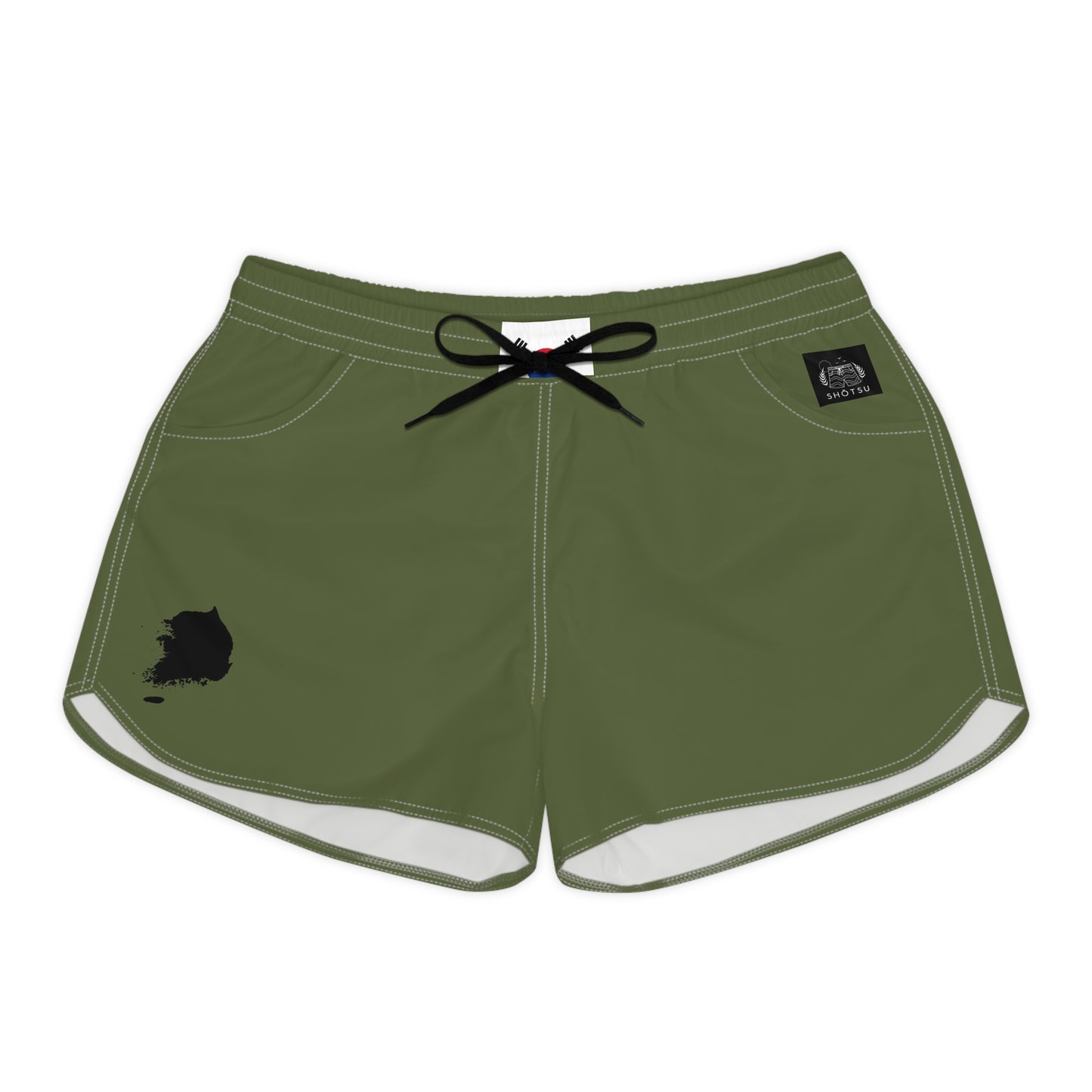 South Korean Pride Women's Casual Shorts Green