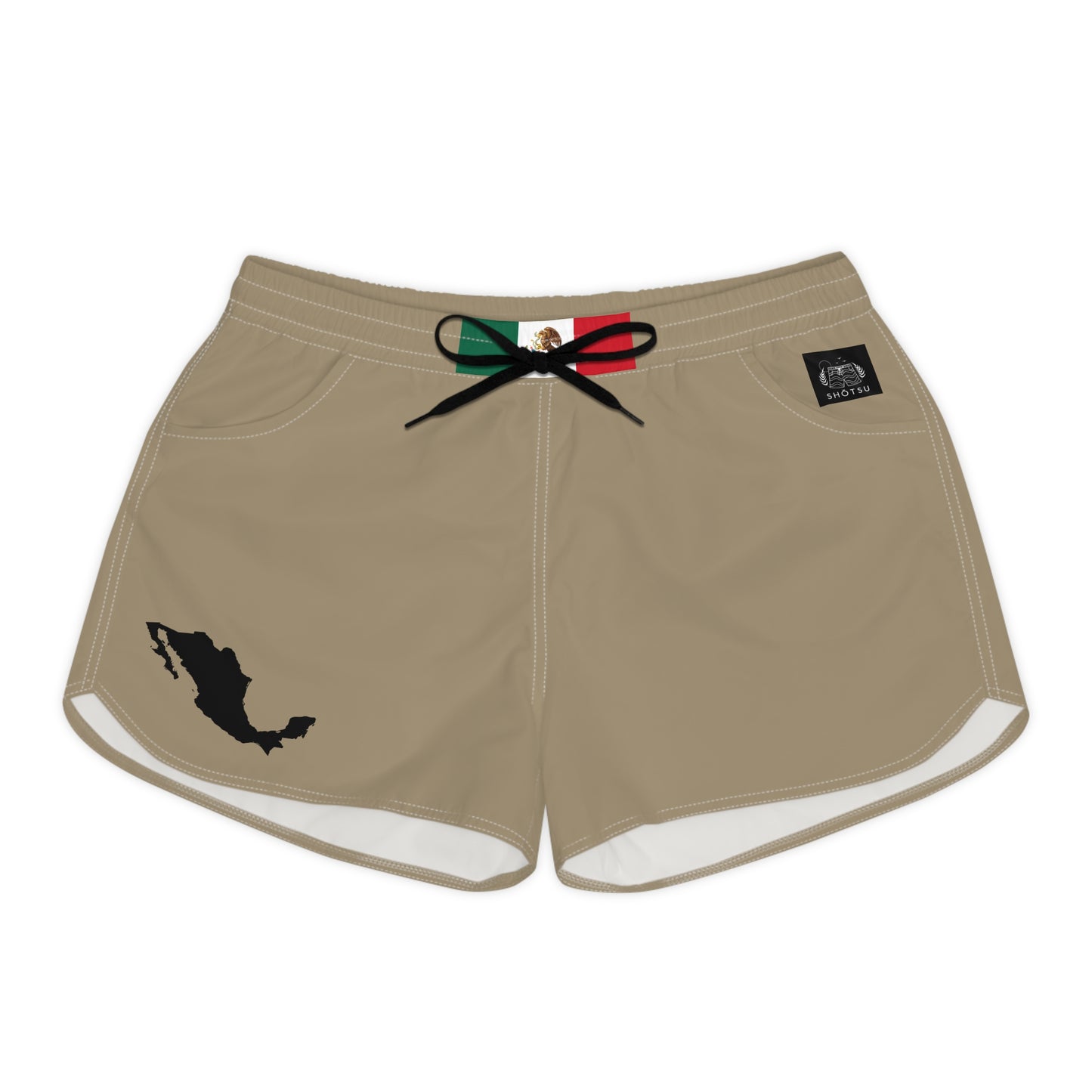 Mexican Pride Women's Casual Shorts Khaki