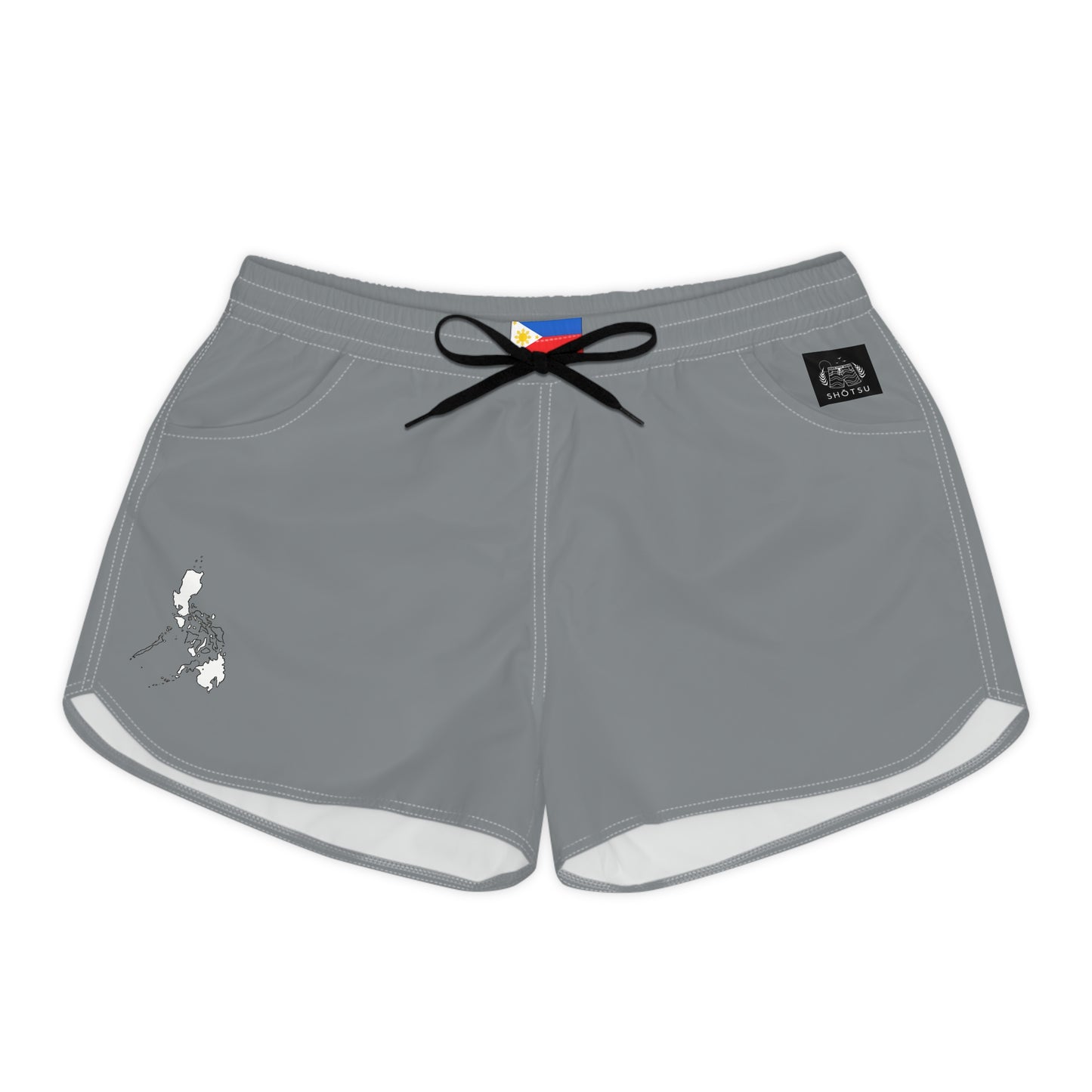 Filipina Pride Women's Casual Shorts White/Gray