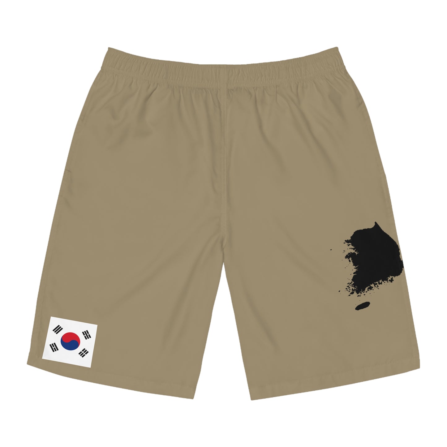 South Korean Pride Jogger Shorts Khaki