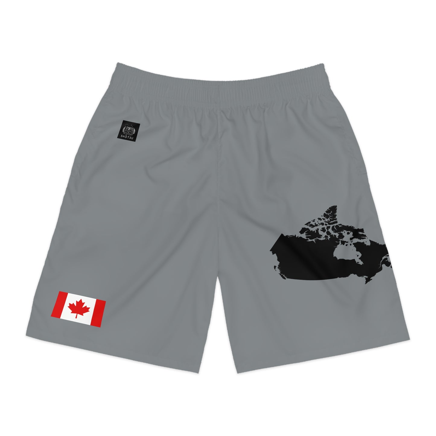 Canadian Pride Jogger Shorts Gray