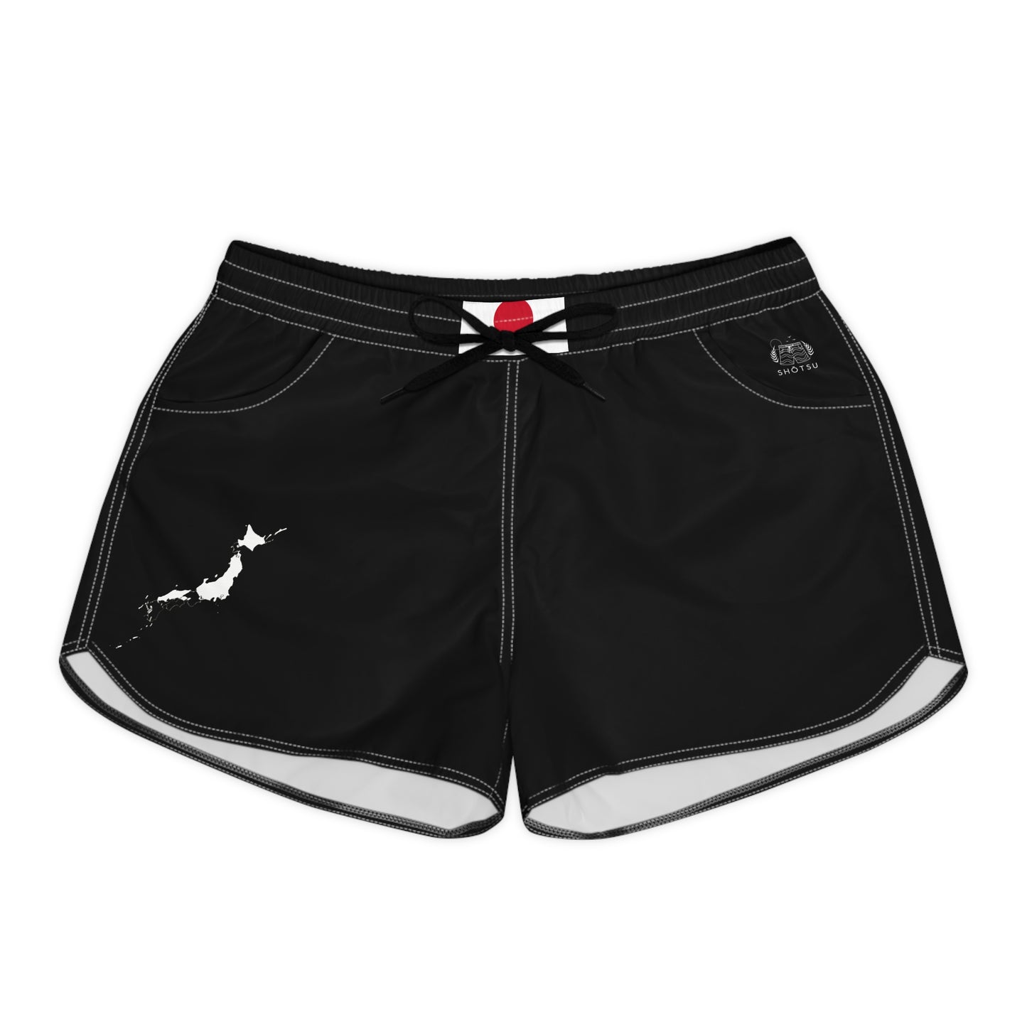 Japanese Pride Women's Casual Shorts Black