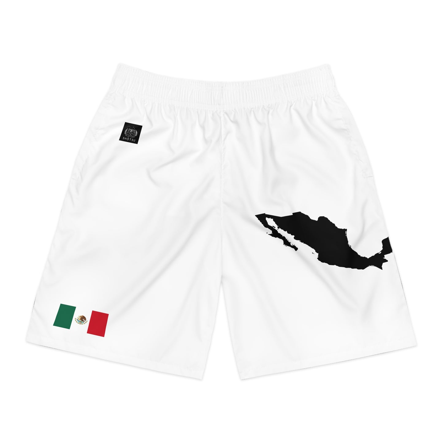 Mexican Pride Jogger Shorts White
