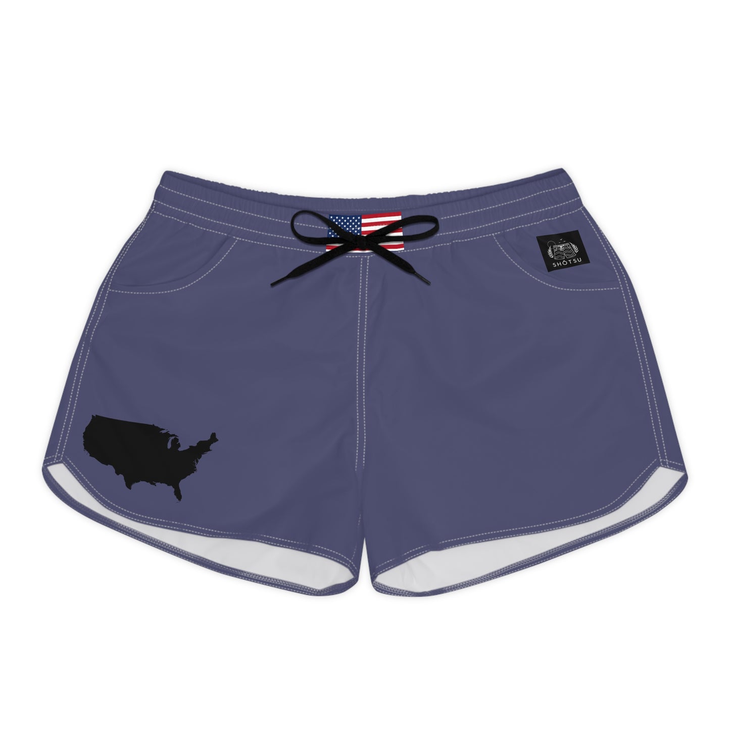 USA Women's Casual Shorts Blue