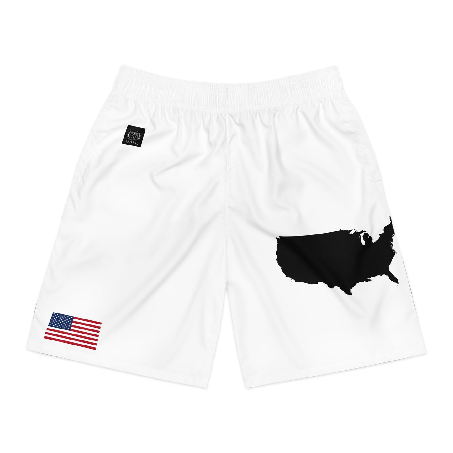 USA Jogger Shorts White