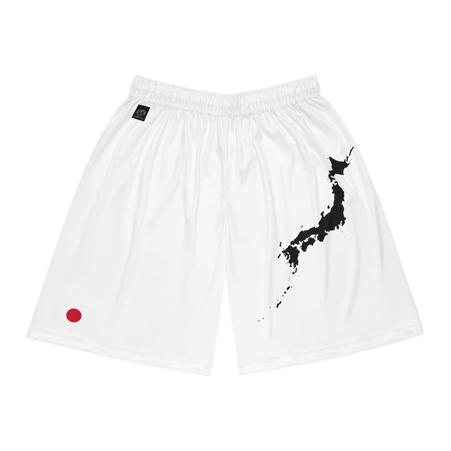Japanese Pride Basketball Shorts White