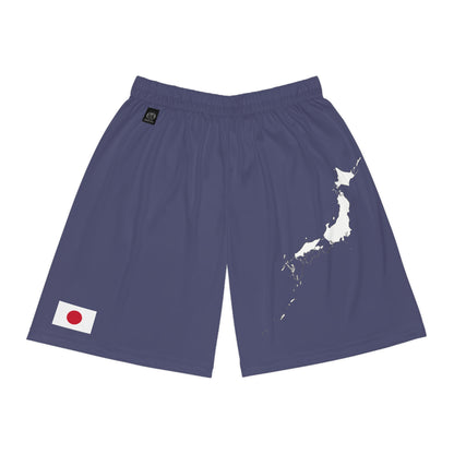 Japanese Pride Basketball Shorts Blue