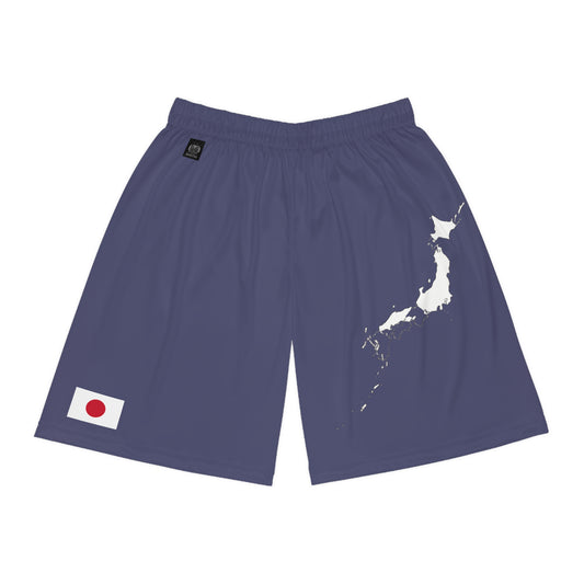 Japanese Pride Basketball Shorts Blue