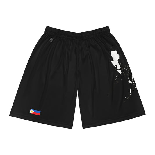 Filipino Pride Basketball Shorts Black
