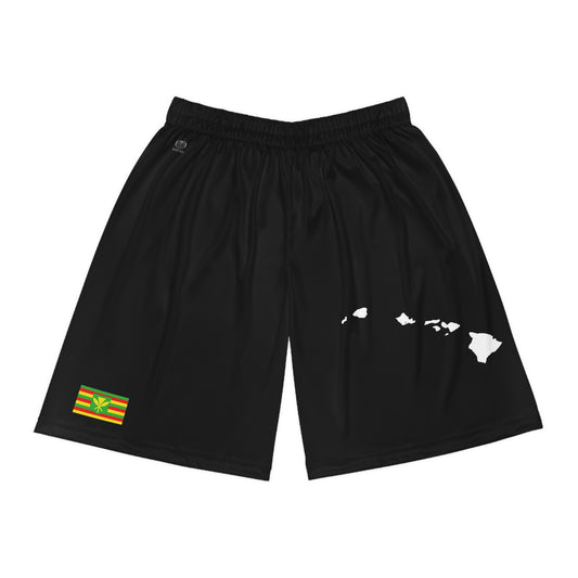 Hawaiian Pride Basketball Shorts Black