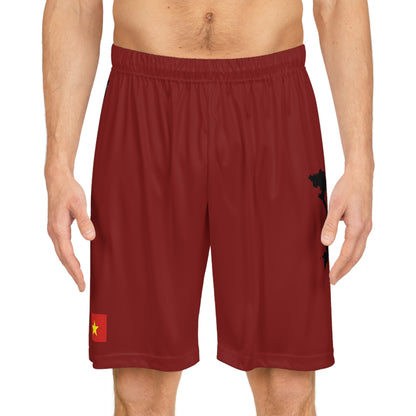 Vietnamese Pride Basketball Shorts Red