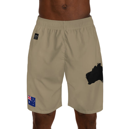 Australian Pride Jogger Shorts Khaki