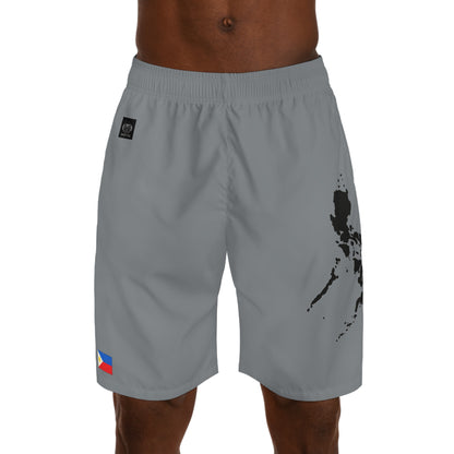 Filipino Pride Jogger Shorts Gray