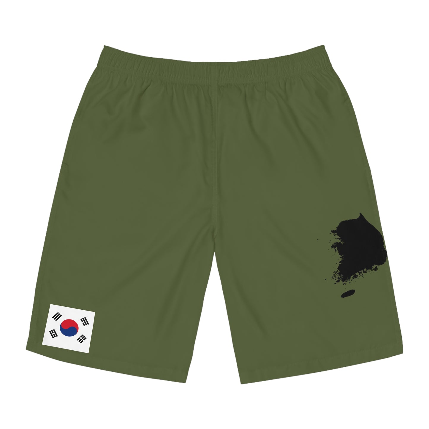 South Korean Pride Jogger Shorts Green