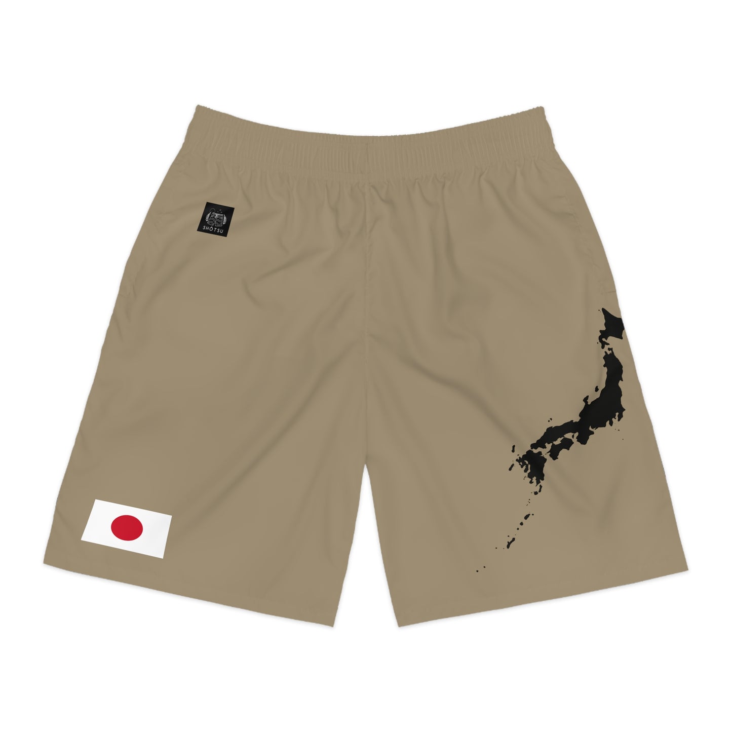 Japanese Pride Jogger Shorts Khaki
