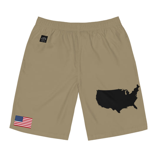 USA Board Shorts Khaki