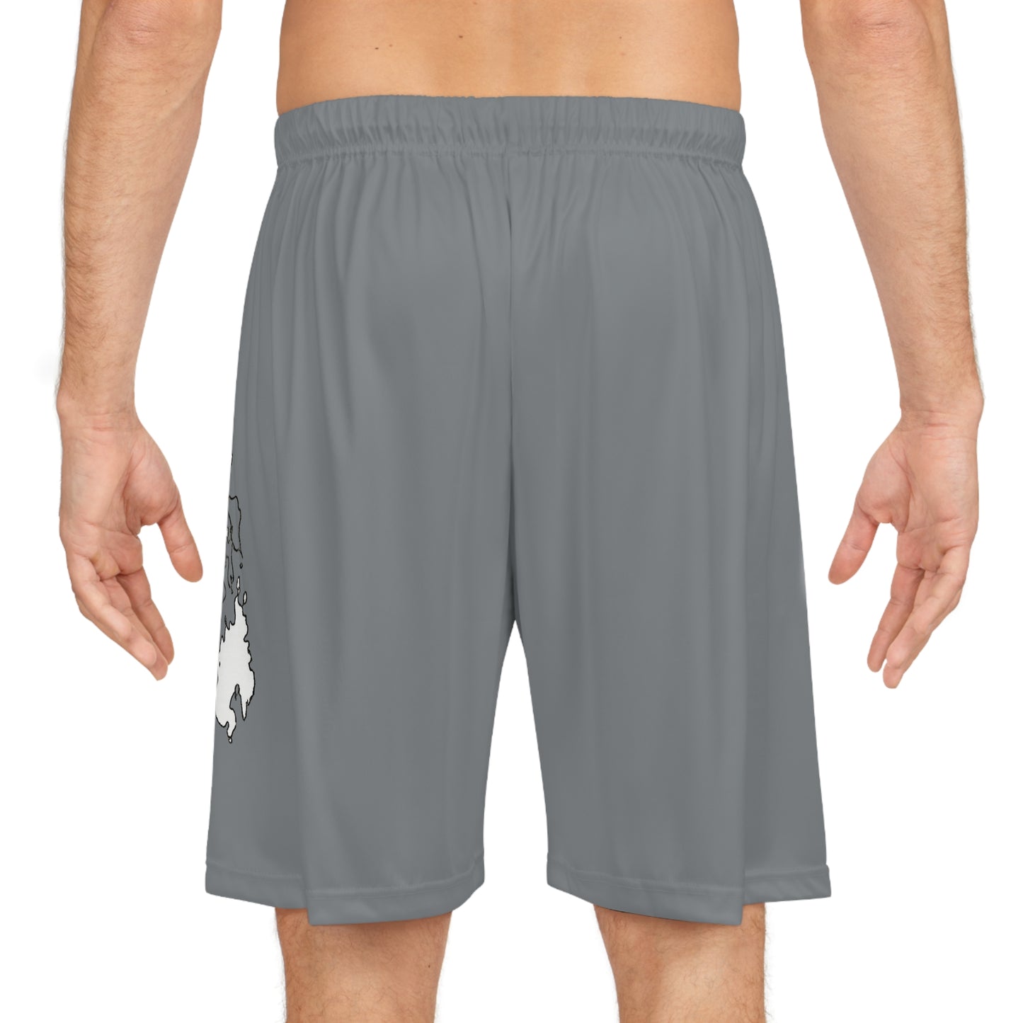 Filipino Pride Basketball Shorts White/Gray
