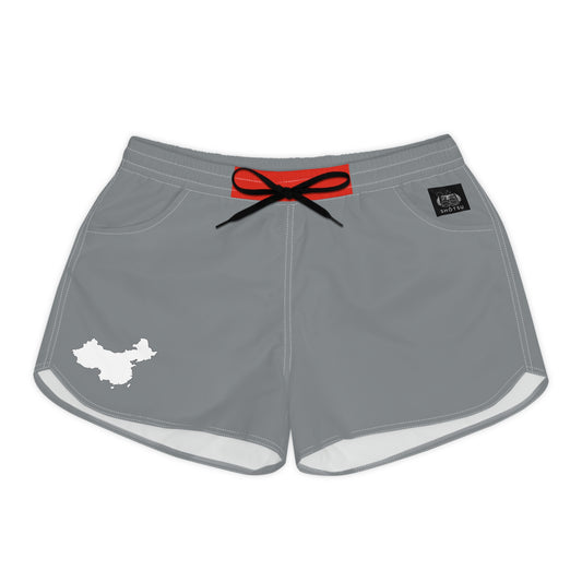 Chinese Pride Women's Casual Shorts White/Gray