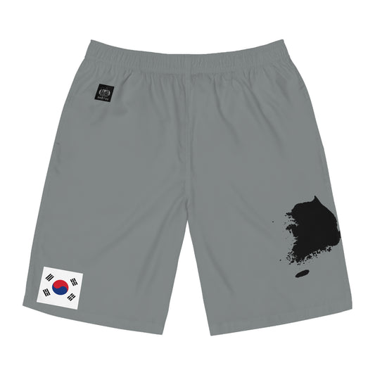 South Korean Pride Board Shorts Gray