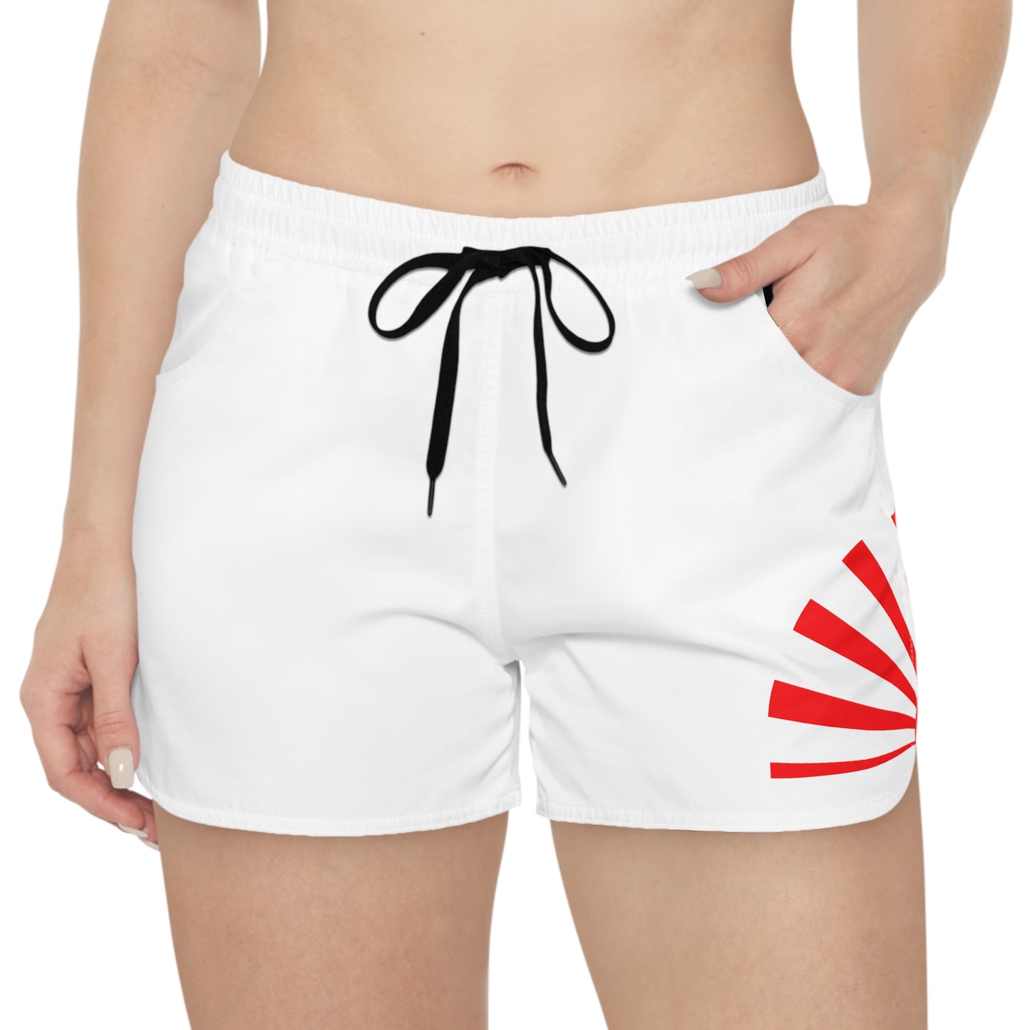 Rising Sun Casual Shorts White