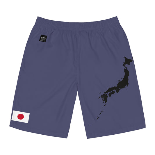 Japanese Pride Board Shorts Blue