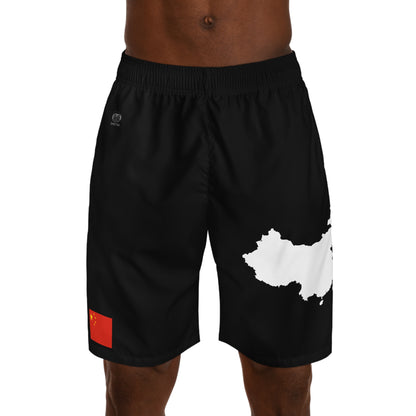 Chinese Pride Jogger Shorts Black