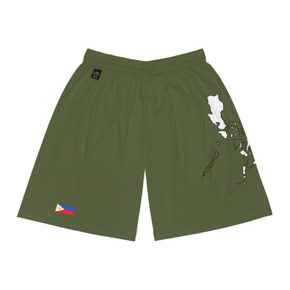 Filipino Pride Basketball Shorts White/Green