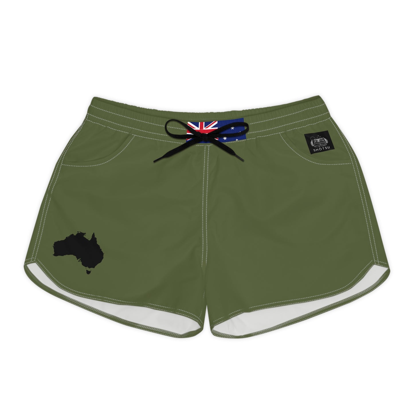 Australian Pride Women's Casual Shorts Green