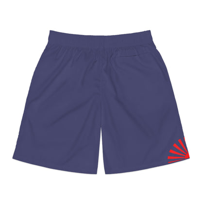 Rising Sun / Sakura Jogger shorts Blue