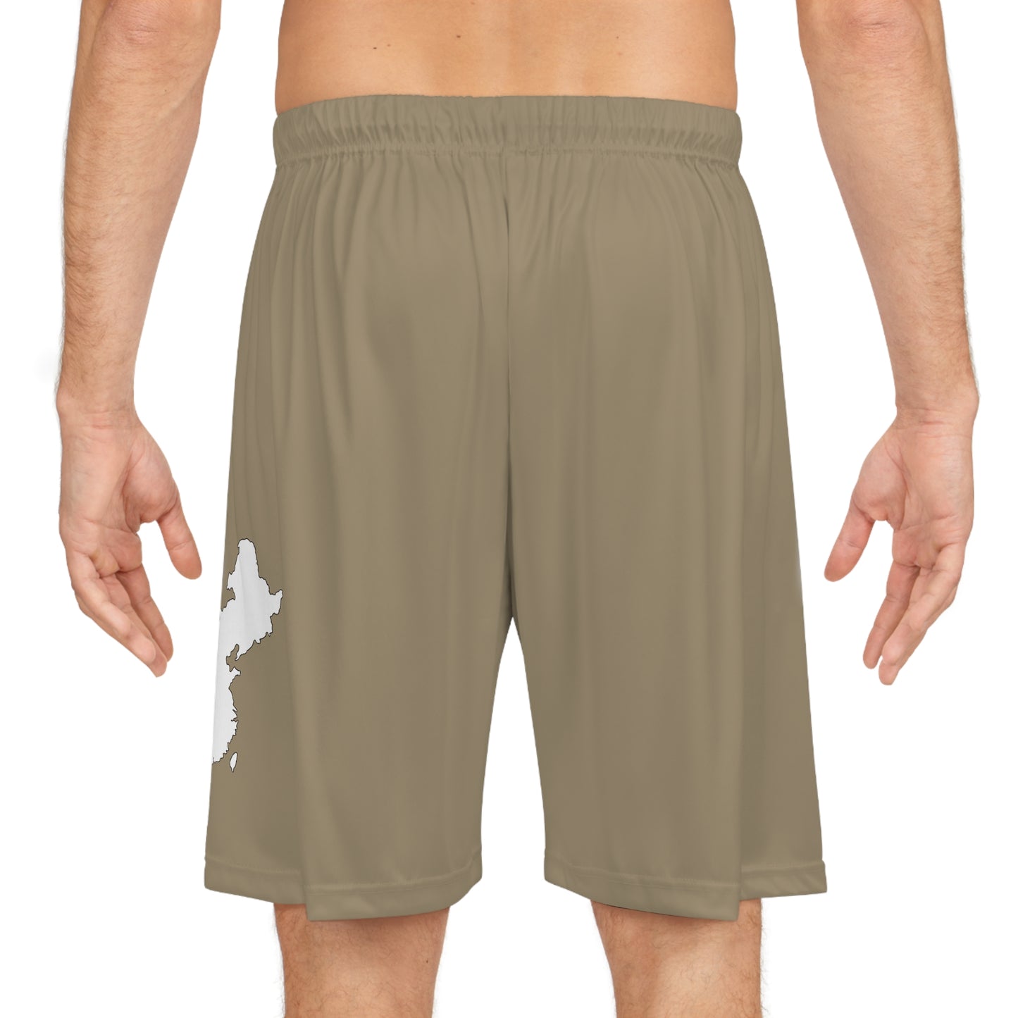 Chinese Pride Basketball Shorts White/Khaki