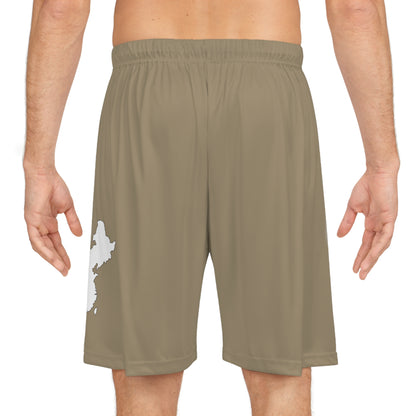 Chinese Pride Basketball Shorts White/Khaki