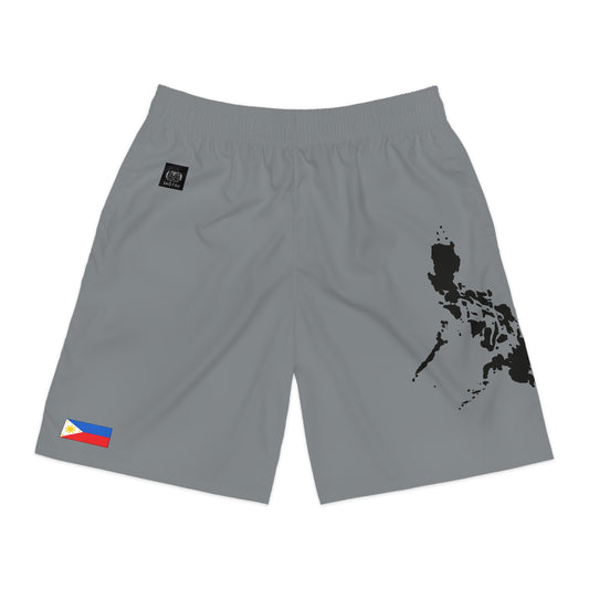 Filipino Pride Jogger Shorts Gray