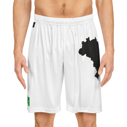 Brazilian Pride Basketball Shorts White