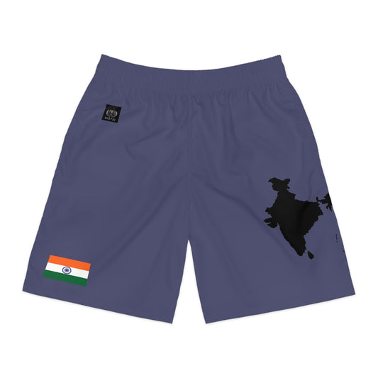 India Pride Jogger Shorts Blue
