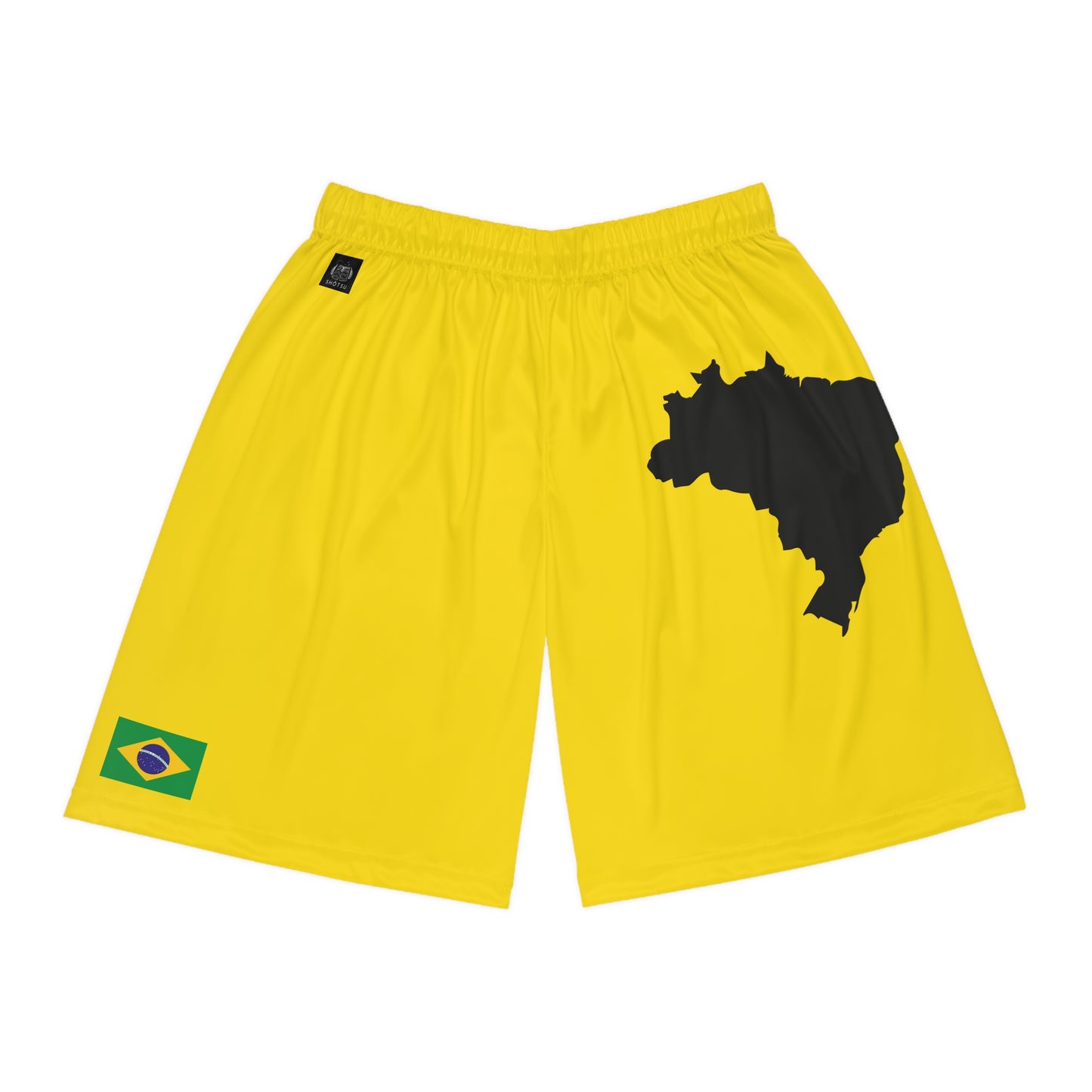 Brazilian Pride Basketball Shorts Yellow