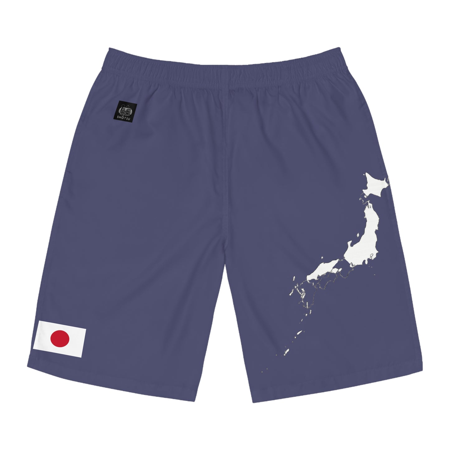 Japanese Pride Board Shorts Blue