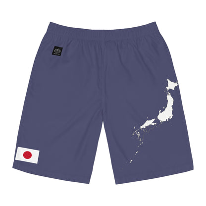 Japanese Pride Board Shorts Blue
