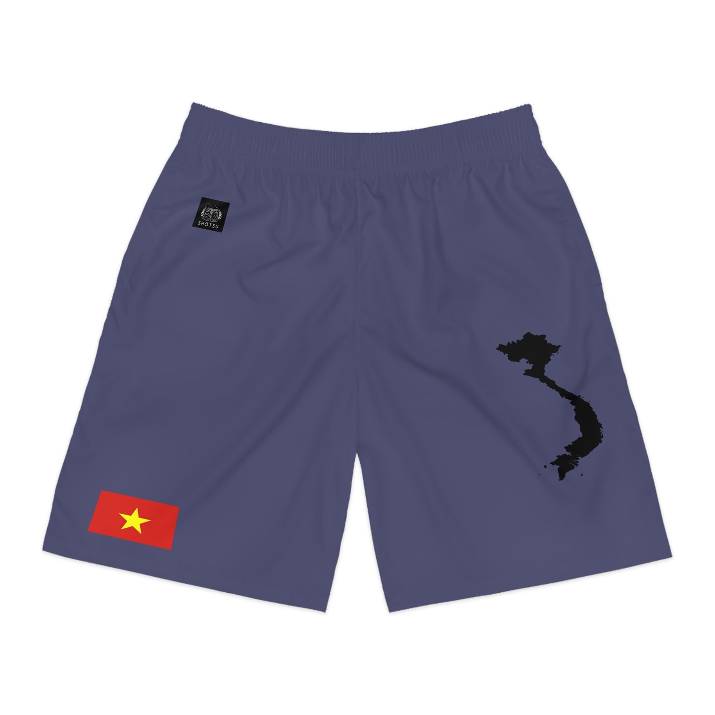 Vietnamese Pride Jogger Shorts Blue