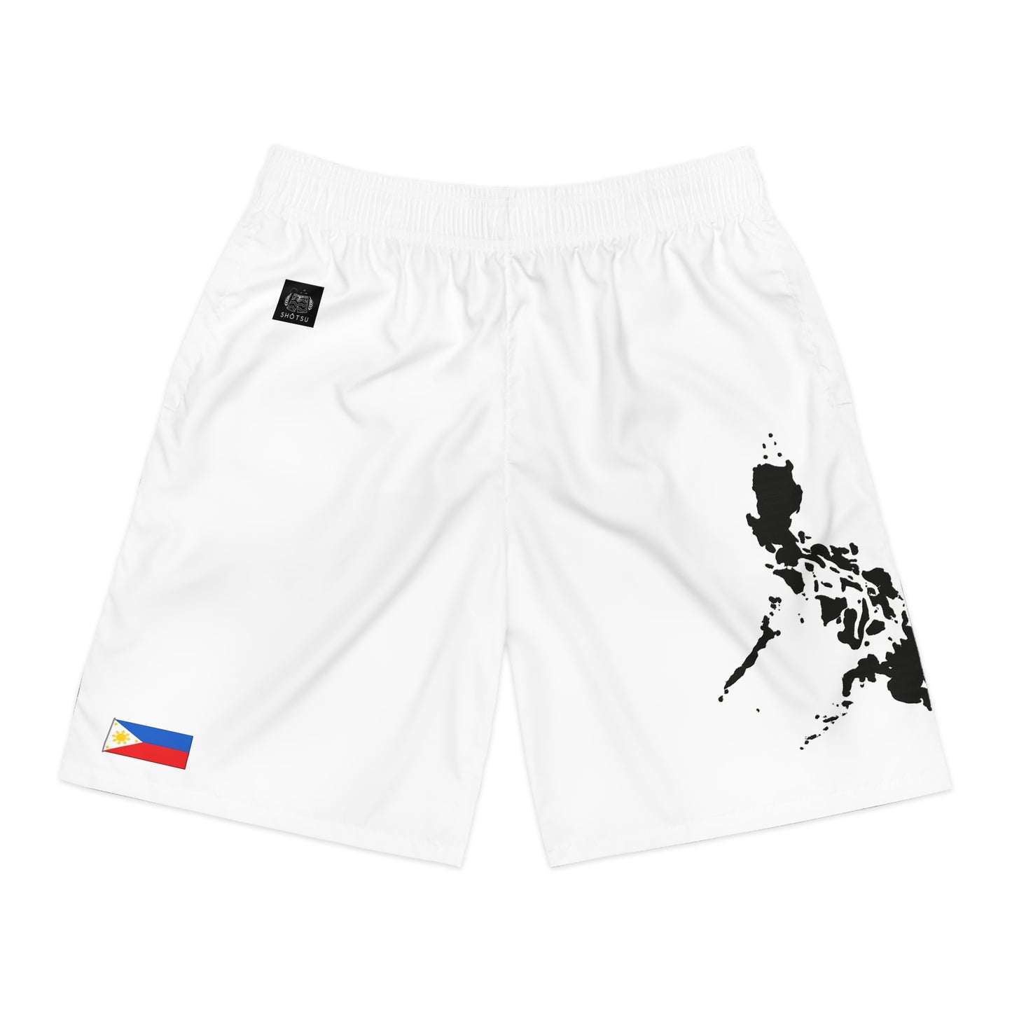 Filipino Pride Jogger Shorts White