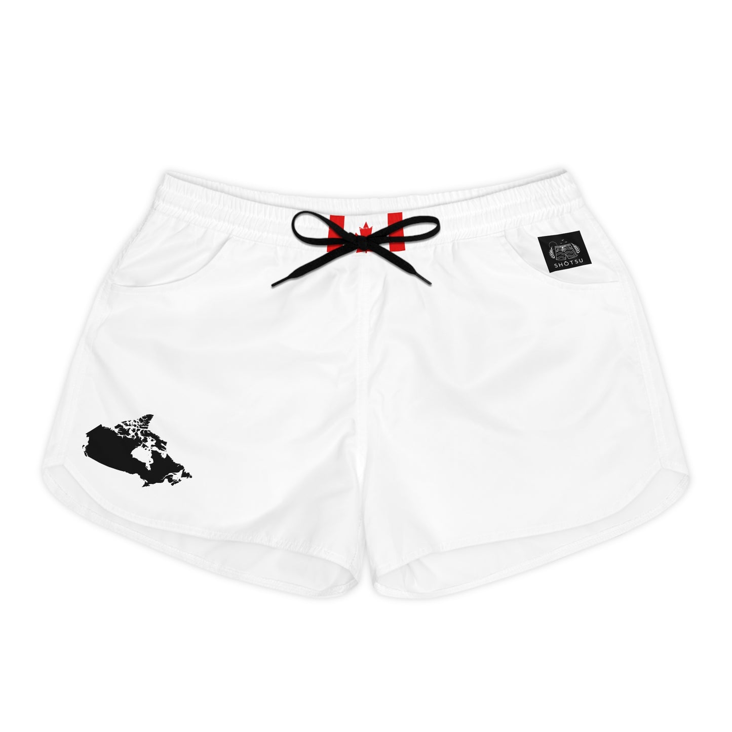 Canadian Pride Women's Casual Shorts White
