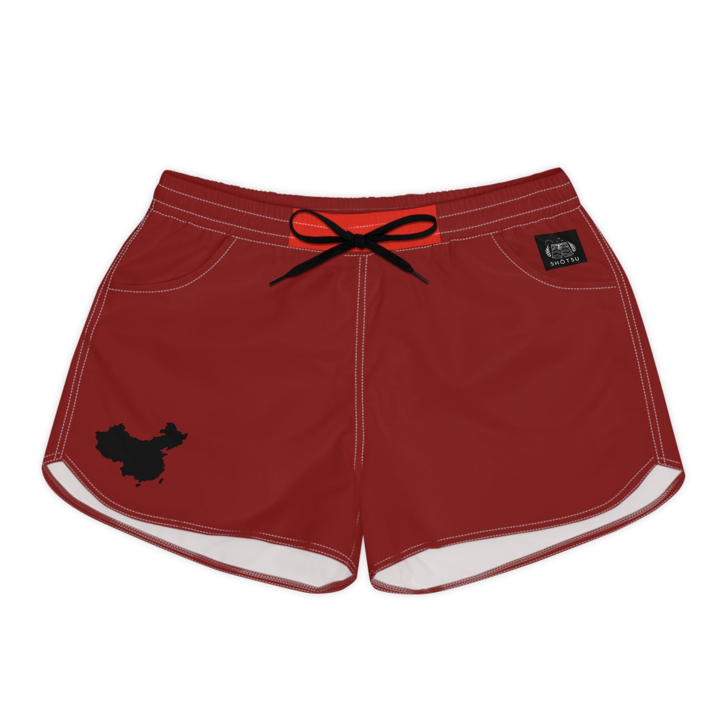 Chinese Pride Women's Casual Shorts Red