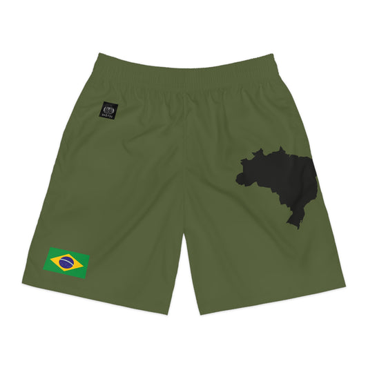 Brazilian Pride Jogger Shorts Green