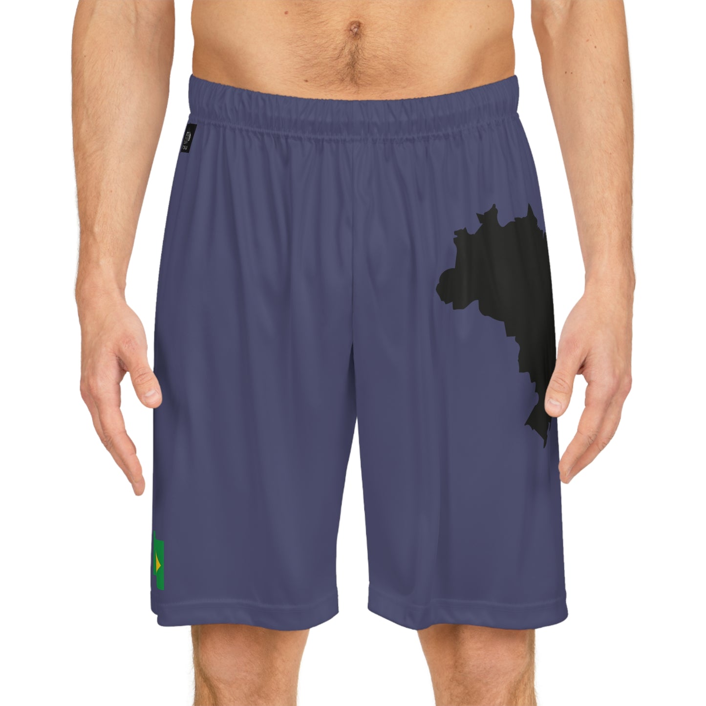 Brazilian Pride Basketball Shorts Blue