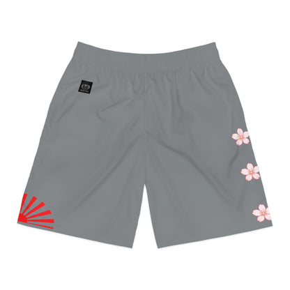 Rising Sun / Sakura Jogger Shorts Gray