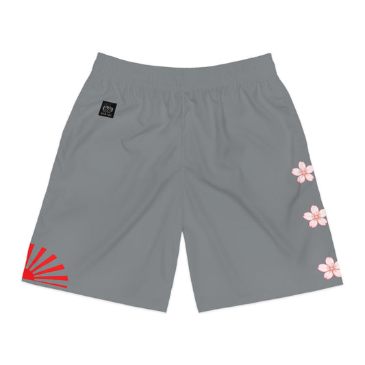 Rising Sun / Sakura Jogger Shorts Gray