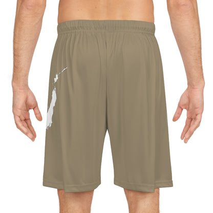 Filipino Pride Basketball Shorts White/Khaki