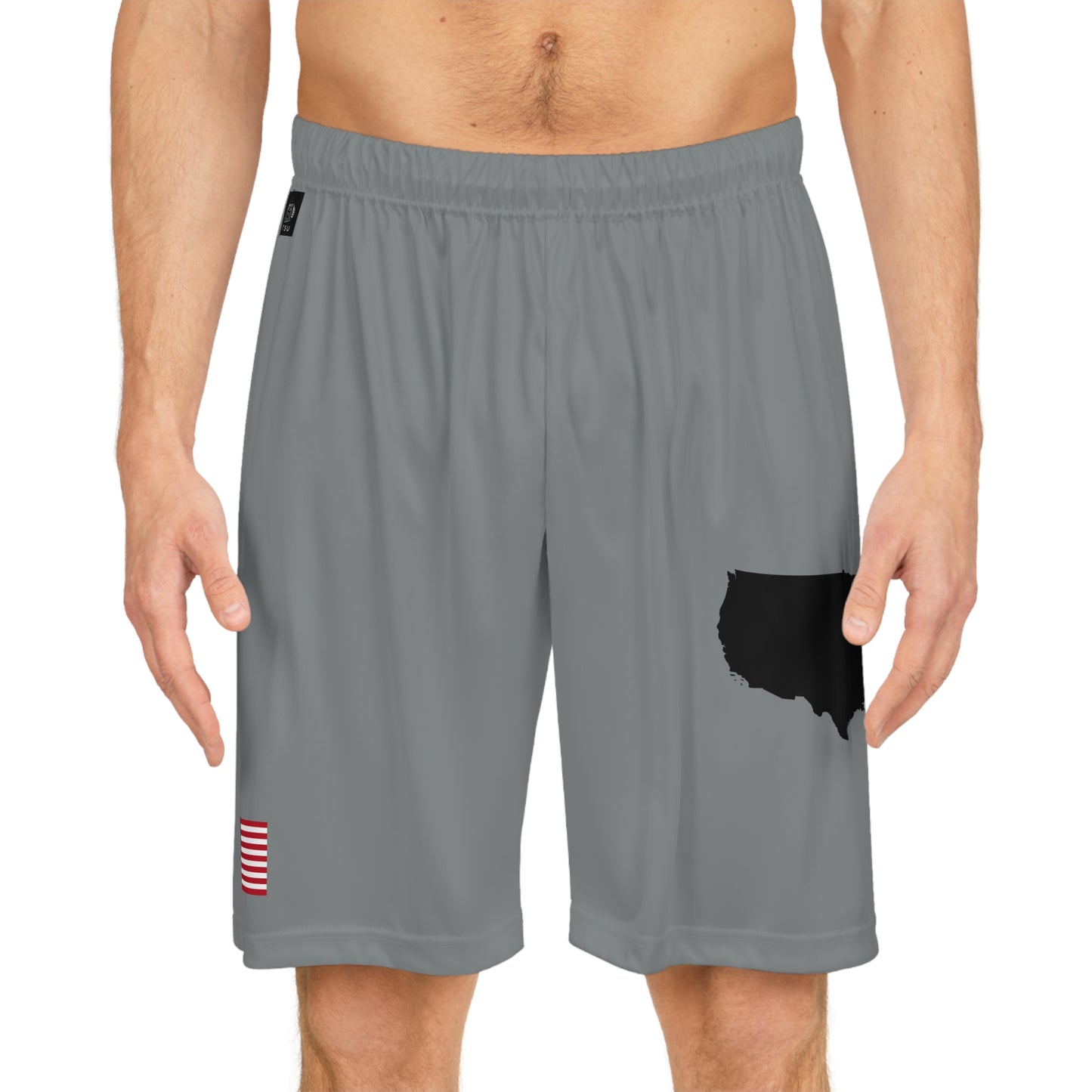 USA Basketball Shorts Gray
