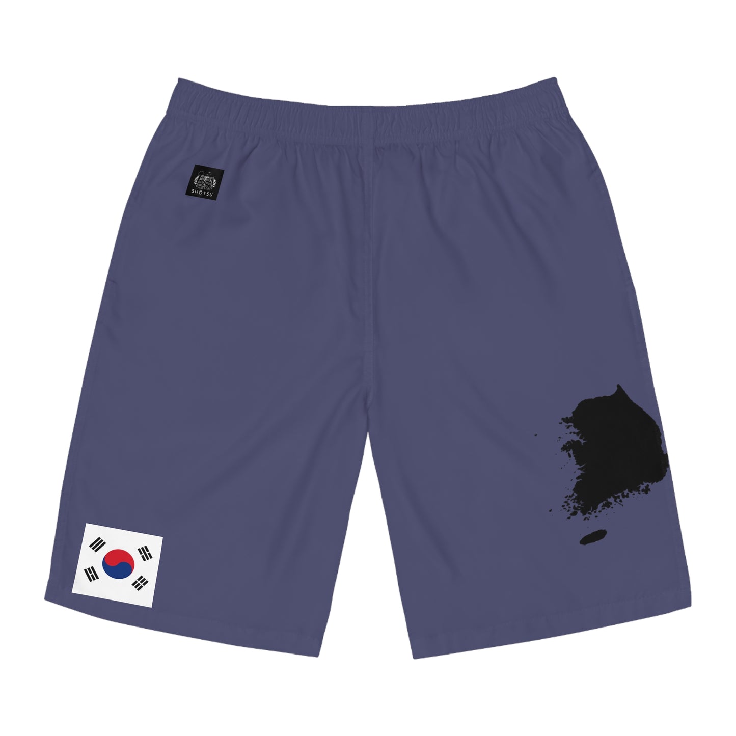 South Korean Pride Board Shorts Blue